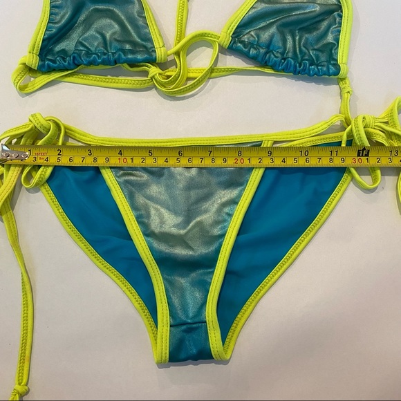 Womens Cloris Murphy string bikini triangle top 2 piece bathing suit - Picture 2 of 7